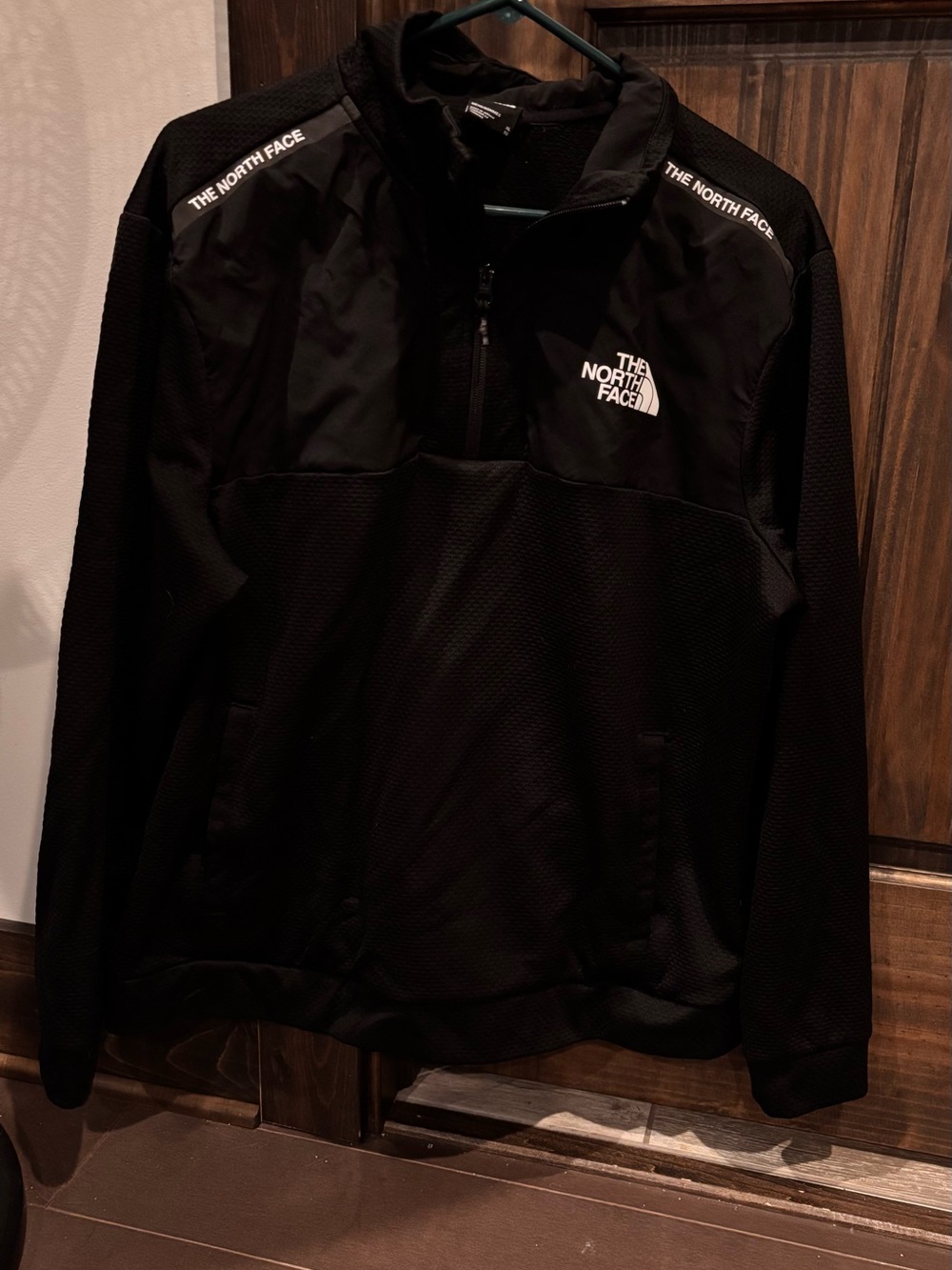 The North Face Black Lightweight Half-Zip Shirt Jacket
